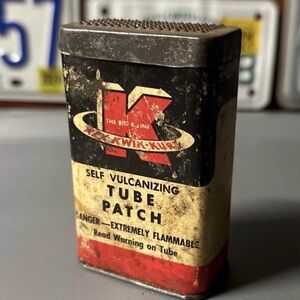 Kwik-Kure Tube Patch Tin